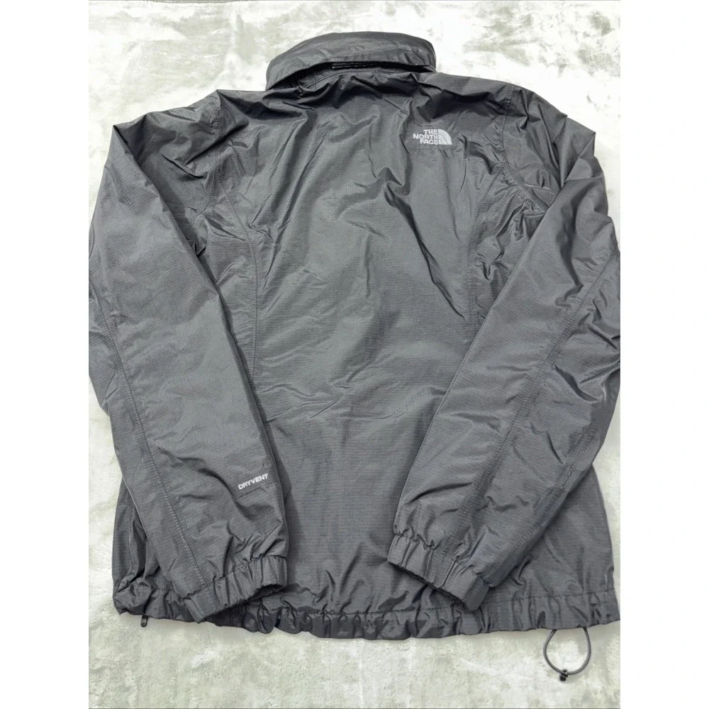 The North Face Rain Jacket Women Sm Black Hooded Waterproof Dryvent Windbreaker
